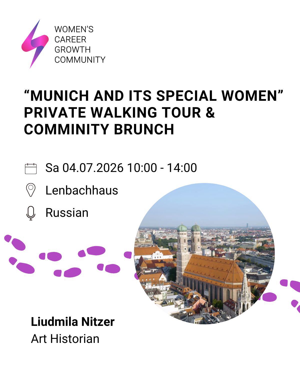 “Munich and its Special Women” Private Walking Tour & Comminity Brunch